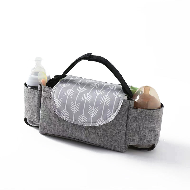 Premium Oxford Stroller Organizer with Large Capacity Storage