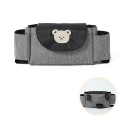 Universal Triangle Stroller Organizer with Hook-and-Loop Straps